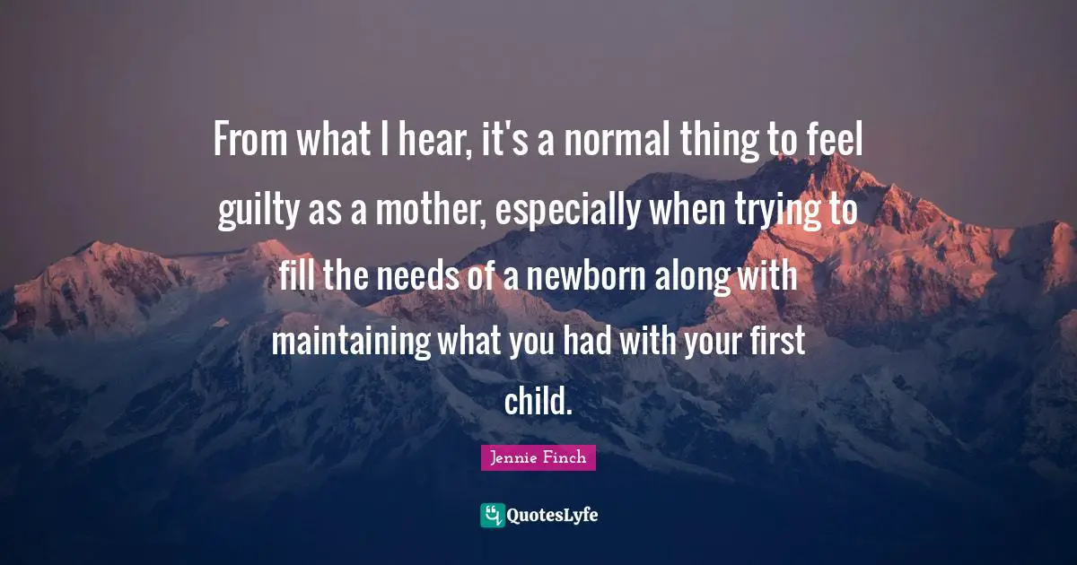 From what I hear, it's a normal thing to feel guilty as a mother, especially when trying to fill the needs of a newborn along with maintaining what you had with your first child.