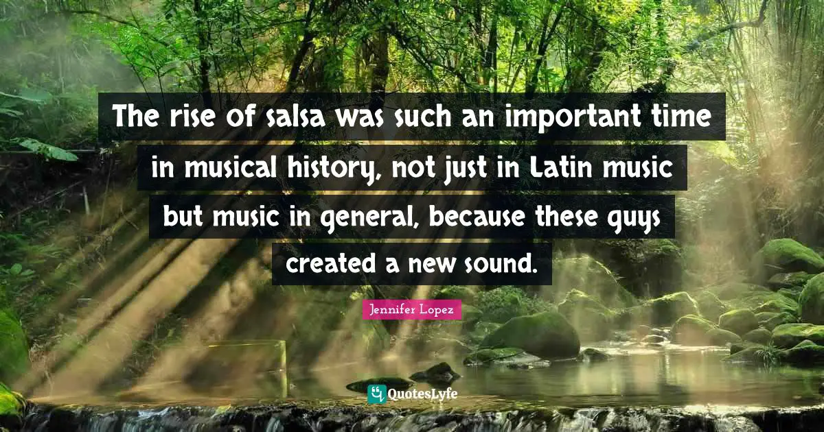 The rise of salsa was such an important time in musical history, not just in Latin music but music in general, because these guys created a new sound.