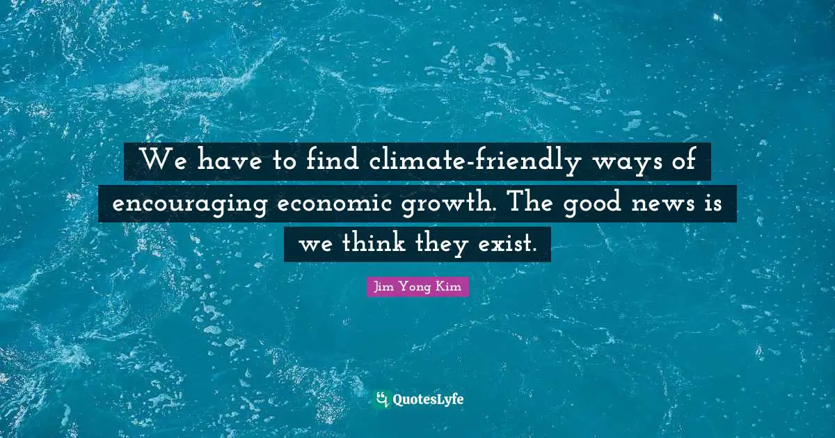 We have to find climate-friendly ways of encouraging economic growth. The good news is we think they exist.