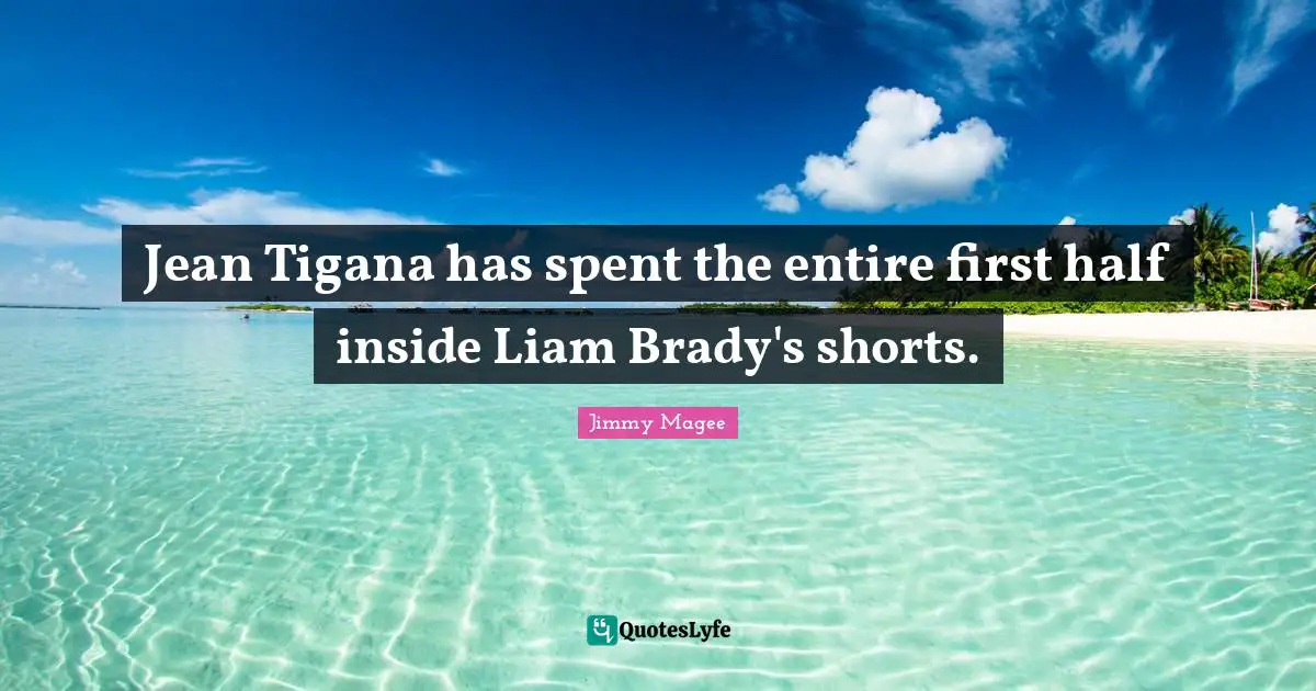 Jean Tigana has spent the entire first half inside Liam Brady's shorts.