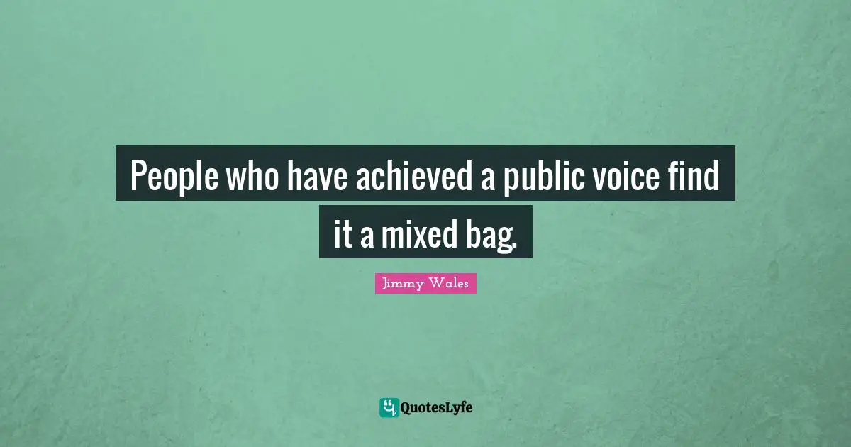 People who have achieved a public voice find it a mixed bag.