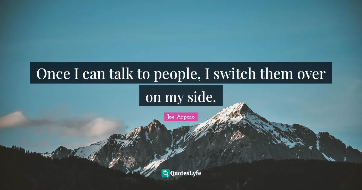 Once I can talk to people, I switch them over on my side.