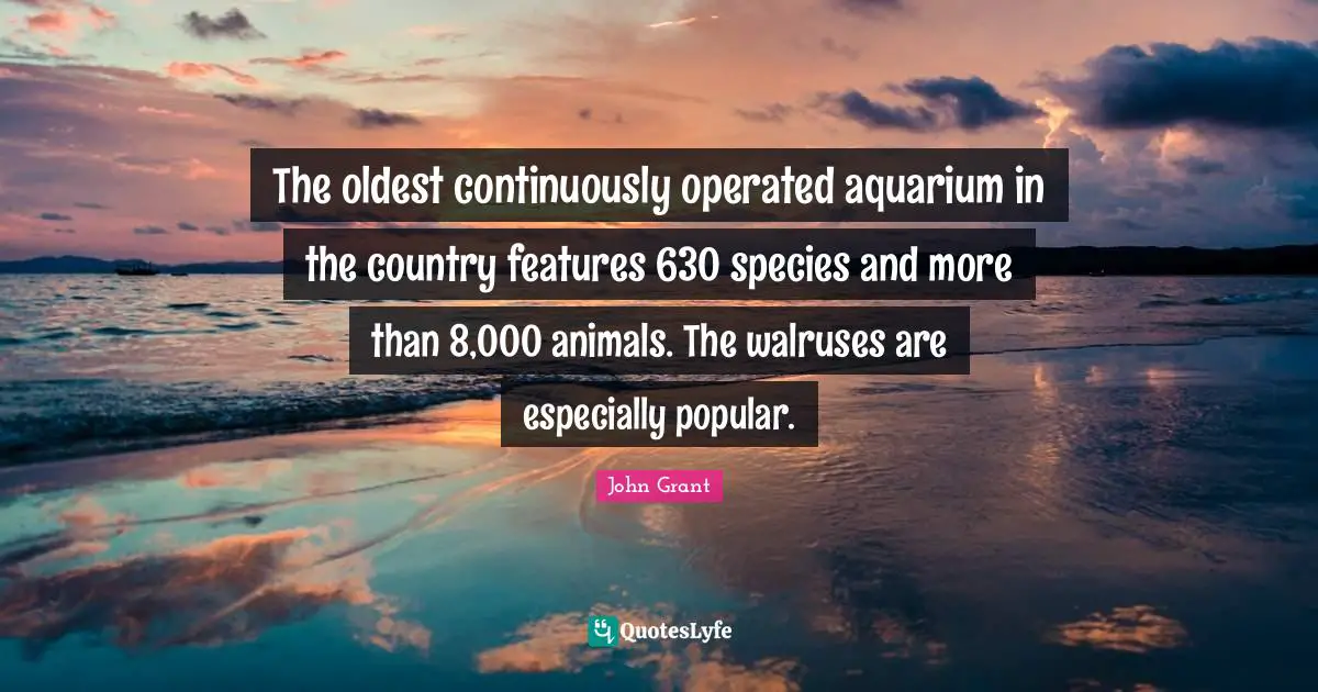 The oldest continuously operated aquarium in the country features 630 species and more than 8,000 animals. The walruses are especially popular.