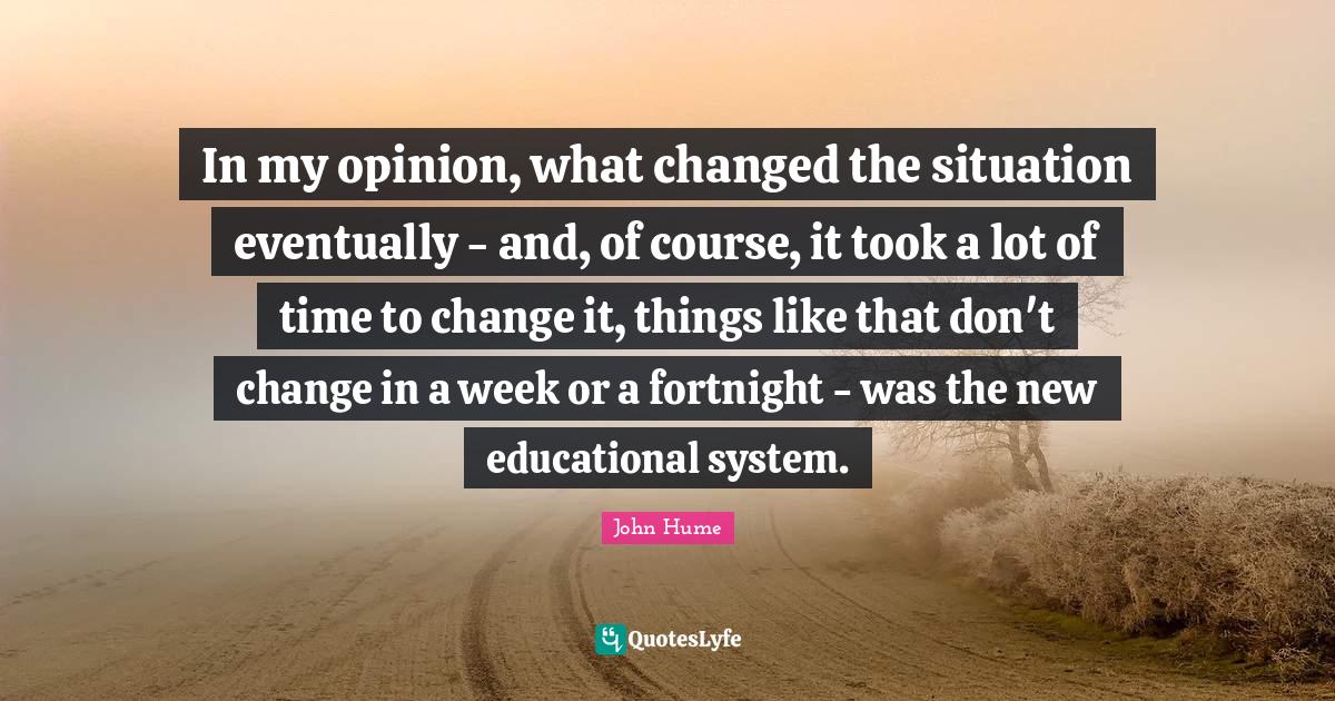 In my opinion, what changed the situation eventually and, of course