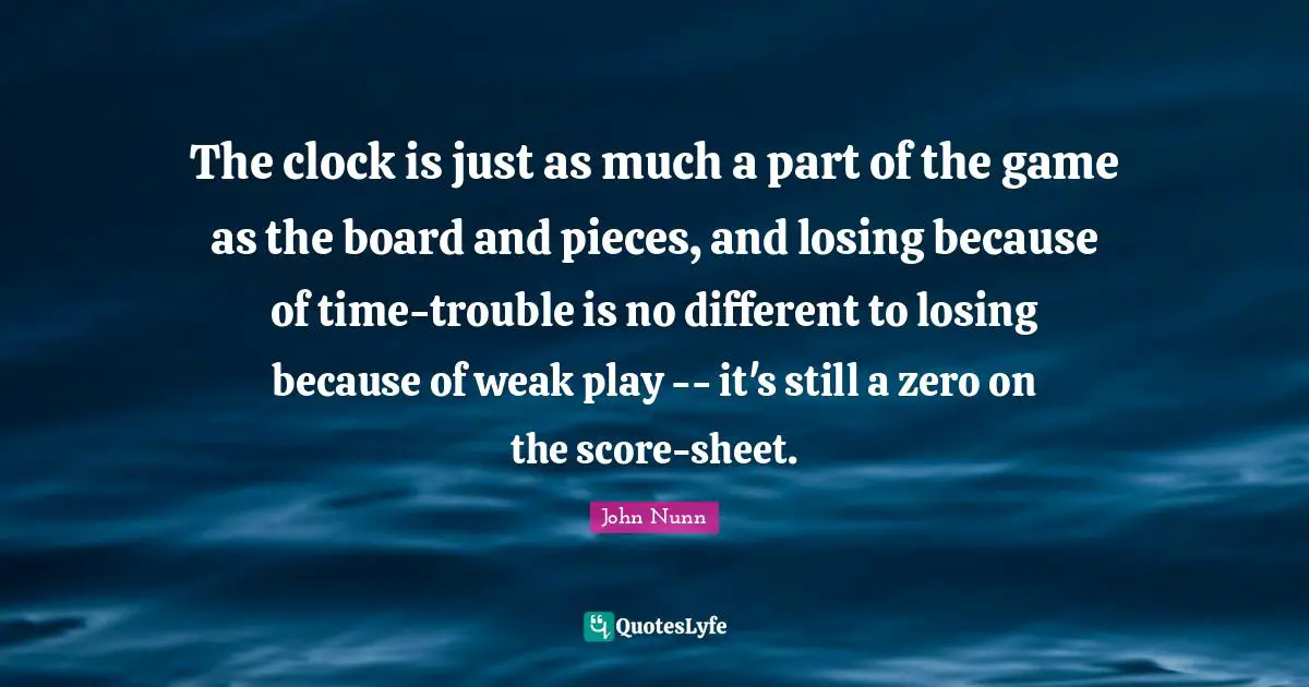 The clock is just as much a part of the game as the board and pieces, and losing because of time-trouble is no different to losing because of weak play -- it's still a zero on the score-sheet.