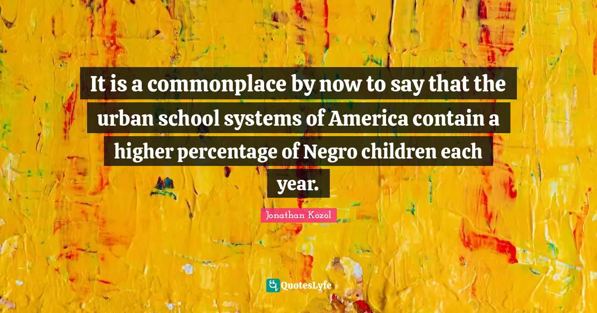 It is a commonplace by now to say that the urban school systems of America contain a higher percentage of Negro children each year.