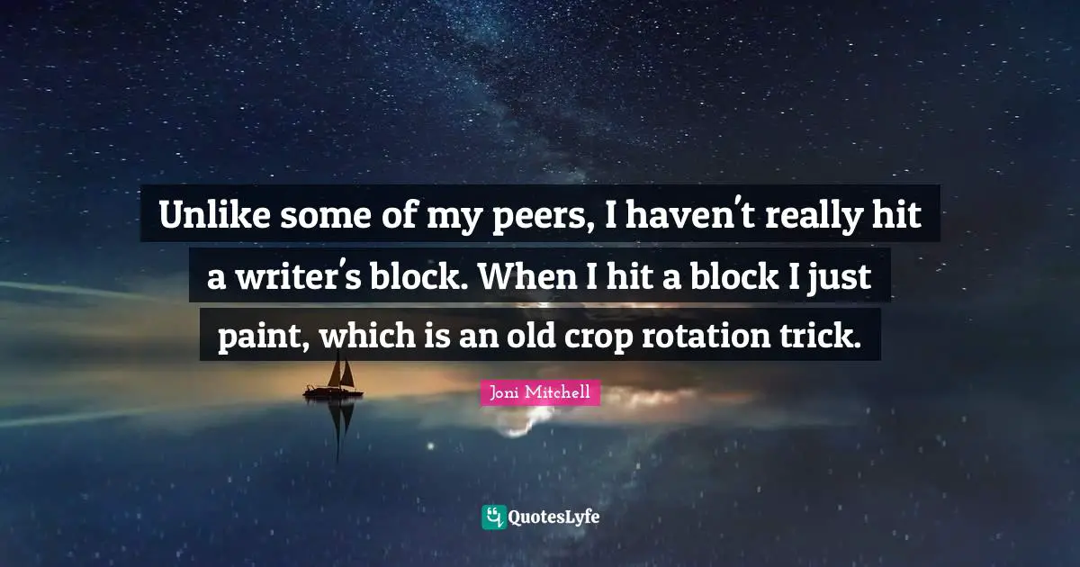 Unlike some of my peers, I haven't really hit a writer's block. When I hit a block I just paint, which is an old crop rotation trick.