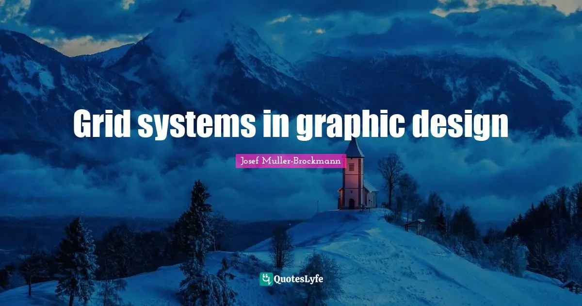 Grid systems in graphic design