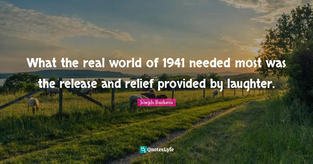 What the real world of 1941 needed most was the release and relief provided by laughter.