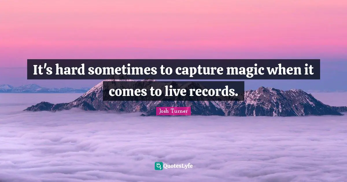 It's hard sometimes to capture magic when it comes to live records.
