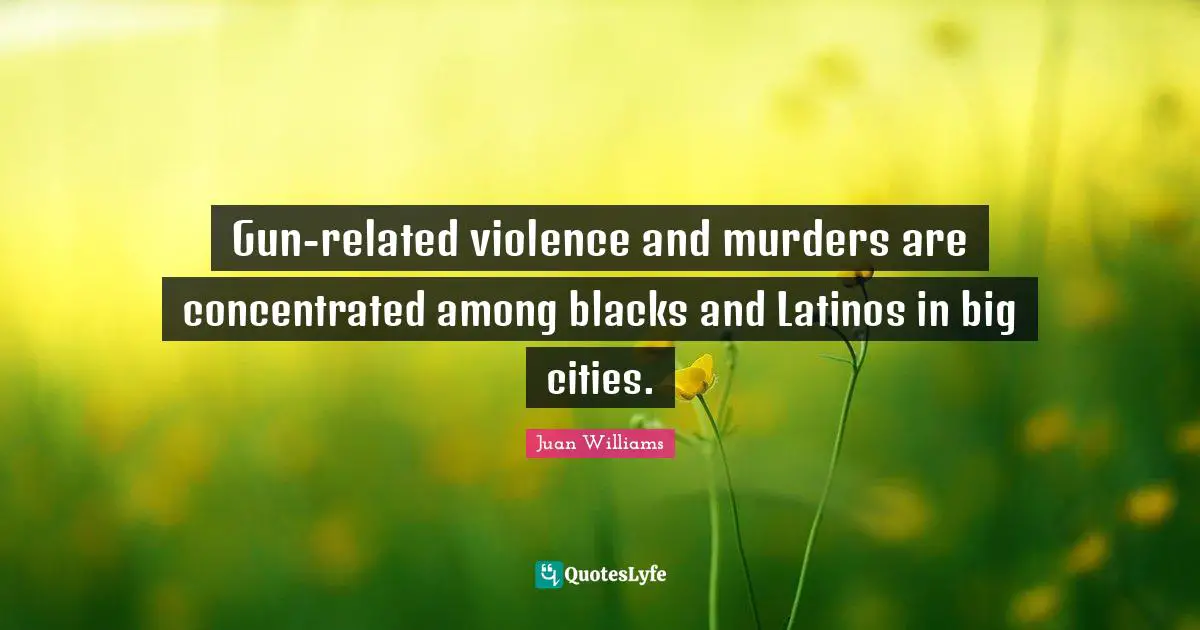 Gun-related violence and murders are concentrated among blacks and Latinos in big cities.