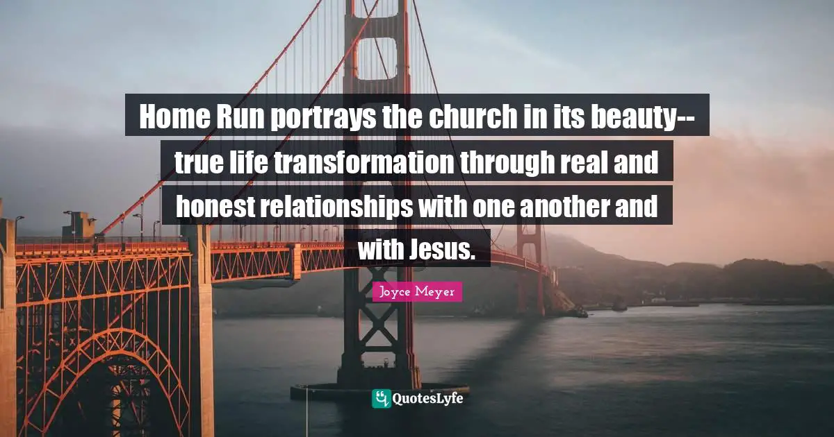 Home Run portrays the church in its beauty--true life transformation through real and honest relationships with one another and with Jesus.