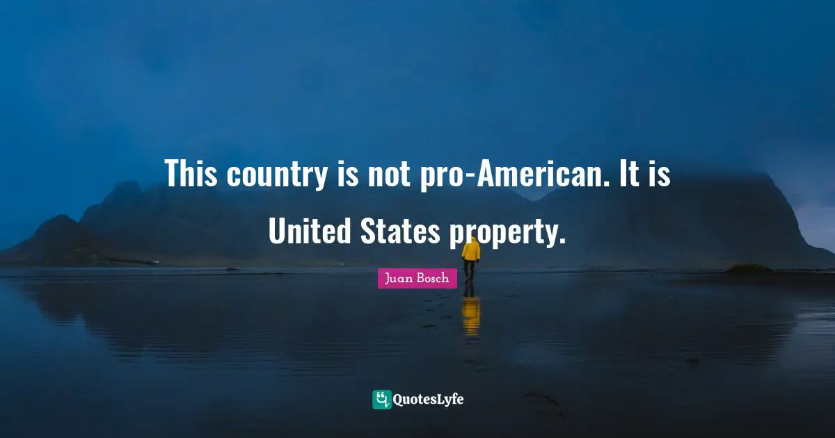 This country is not pro-American. It is United States property.