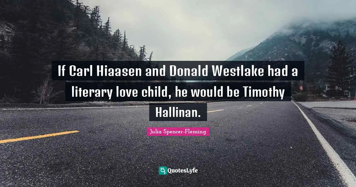If Carl Hiaasen and Donald Westlake had a literary love child, he would be Timothy Hallinan.