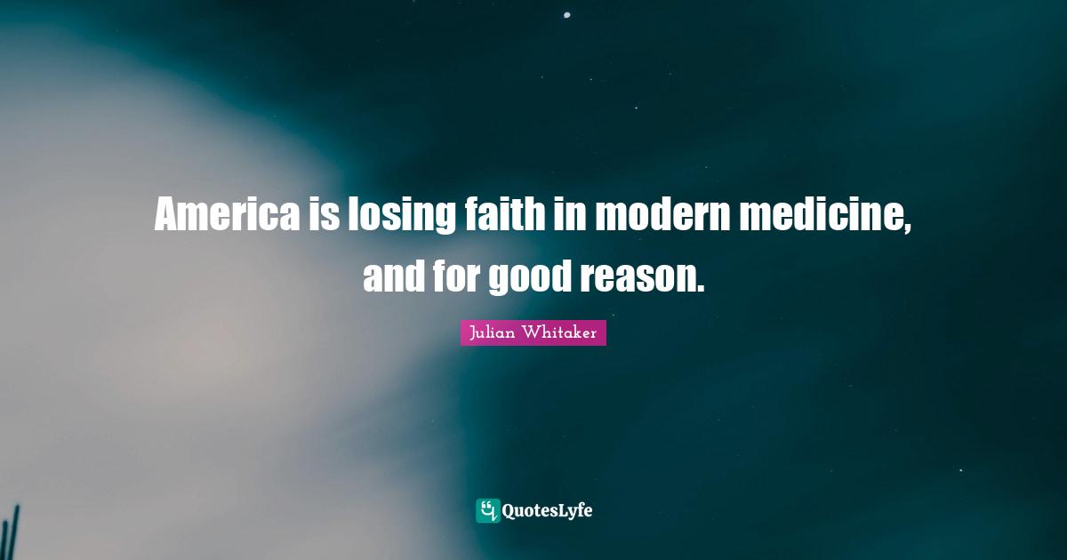 America is losing faith in modern medicine, and for good reason.