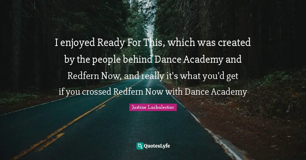 I enjoyed Ready For This, which was created by the people behind Dance Academy and Redfern Now, and really it's what you'd get if you crossed Redfern Now with Dance Academy