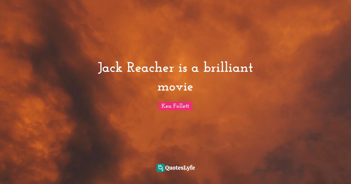 Jack Reacher is a brilliant movie