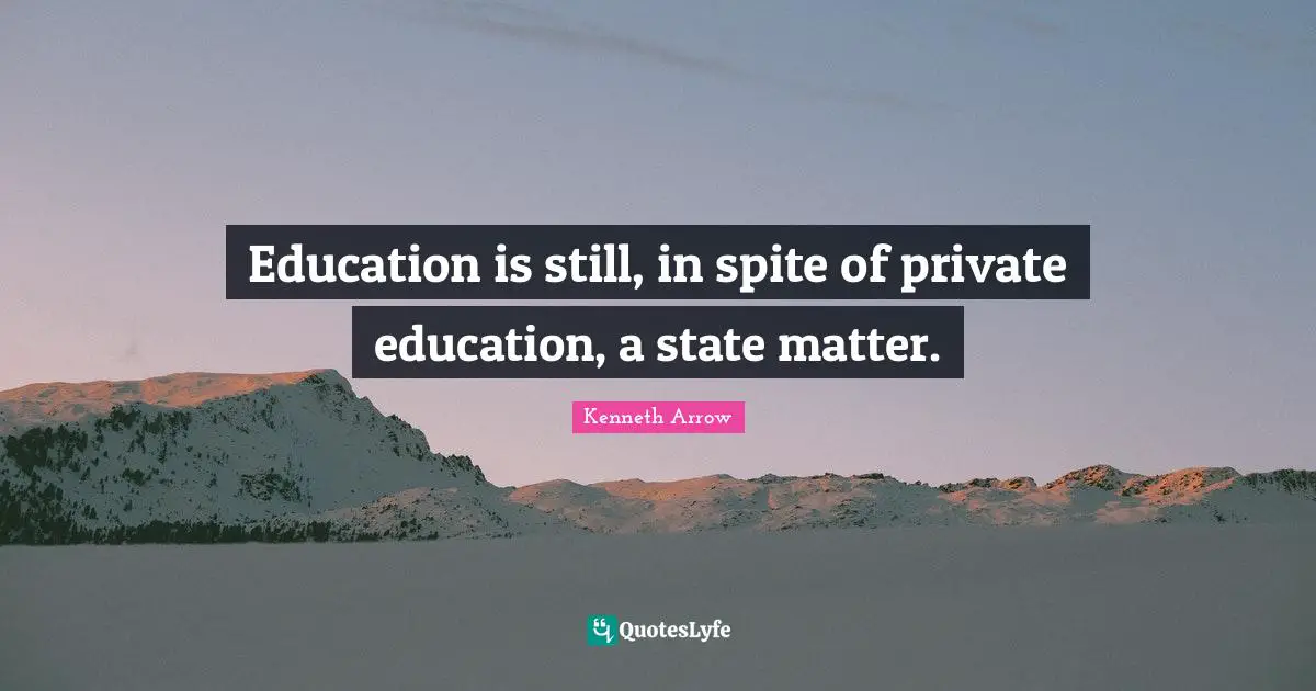 Education is still, in spite of private education, a state matter.