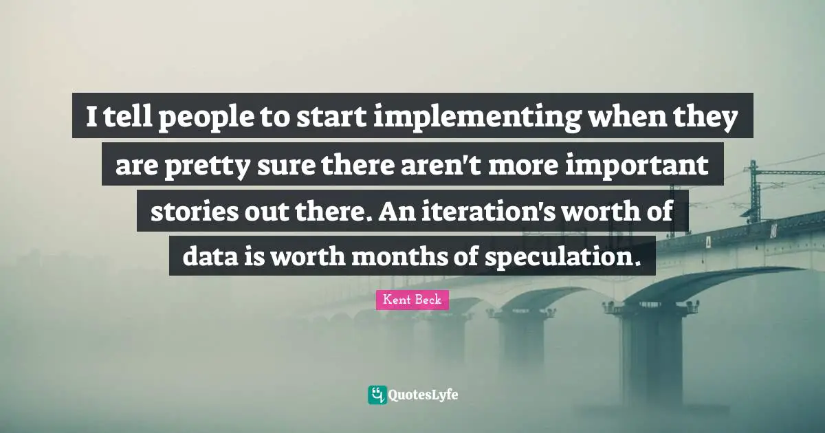 I tell people to start implementing when they are pretty sure there aren't more important stories out there. An iteration's worth of data is worth months of speculation.