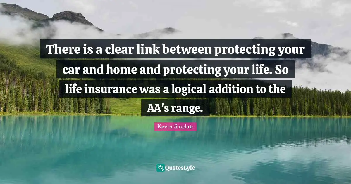 There is a clear link between protecting your car and home and protecting your life. So life insurance was a logical addition to the AA's range.