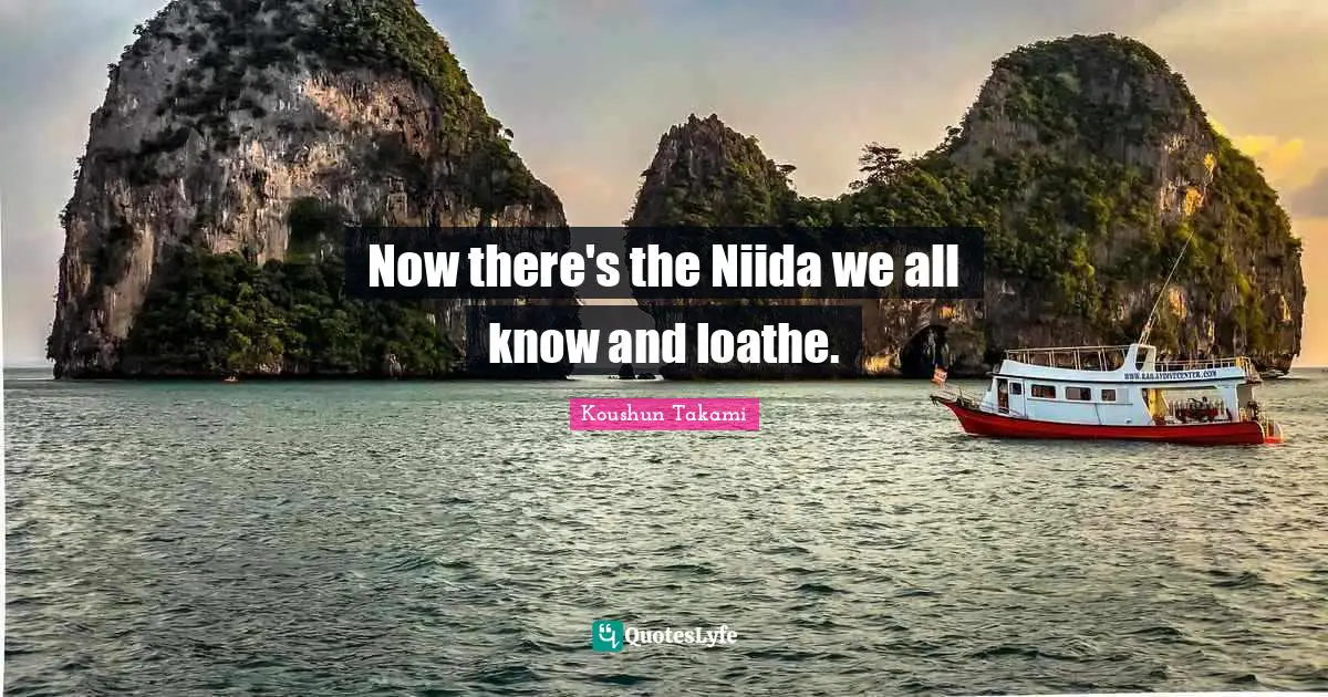 Now there's the Niida we all know and loathe.