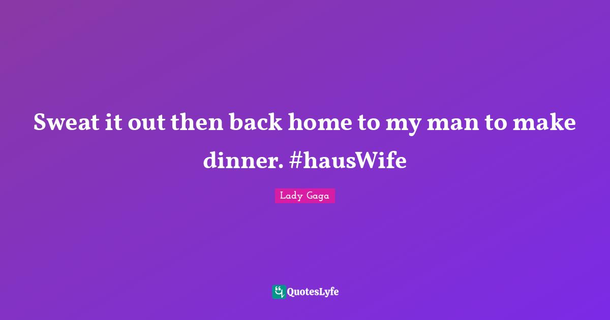 Sweat it out then back home to my man to make dinner. #hausWife