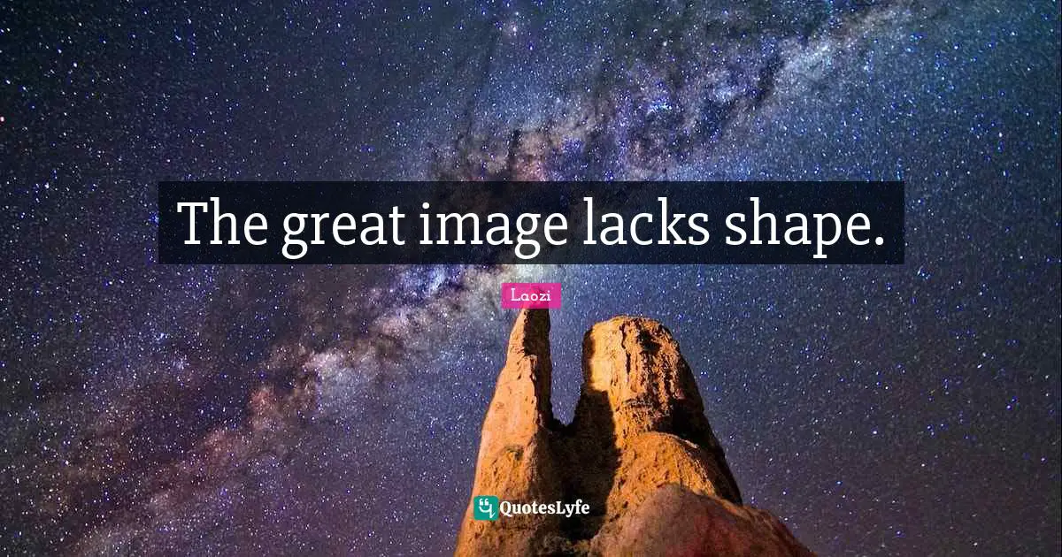 The great image lacks shape.