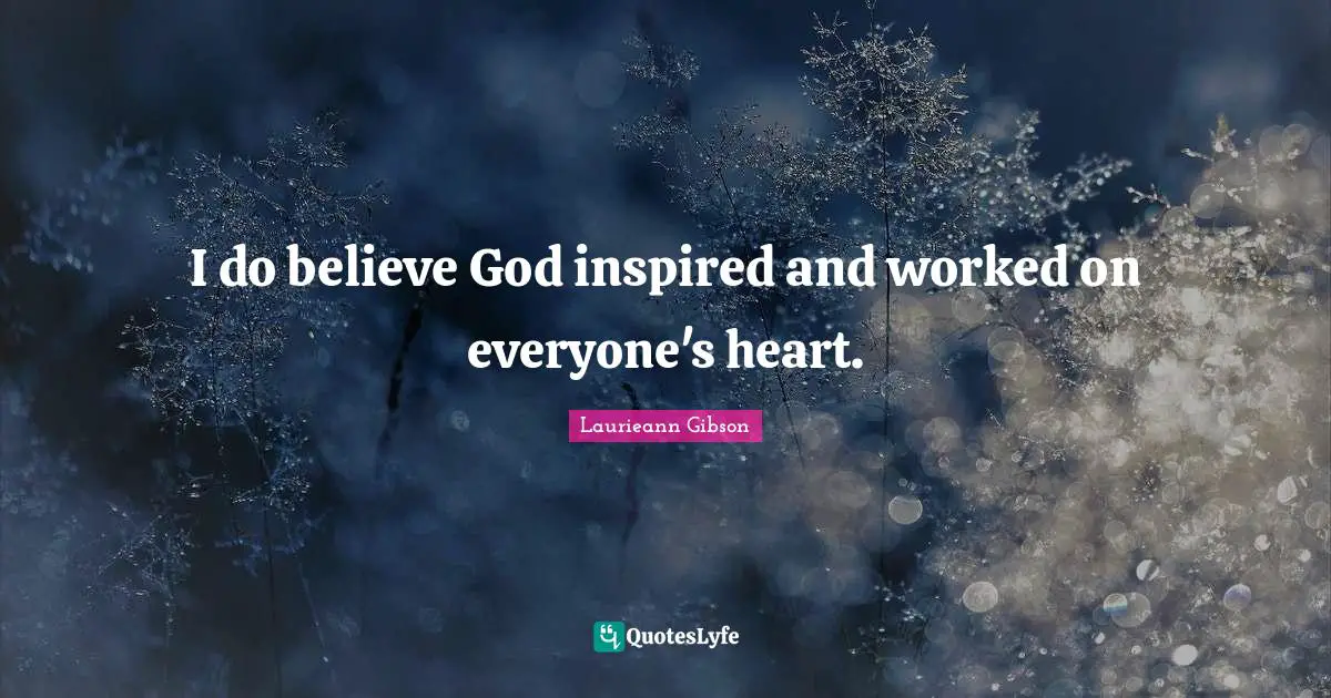 I do believe God inspired and worked on everyone's heart.