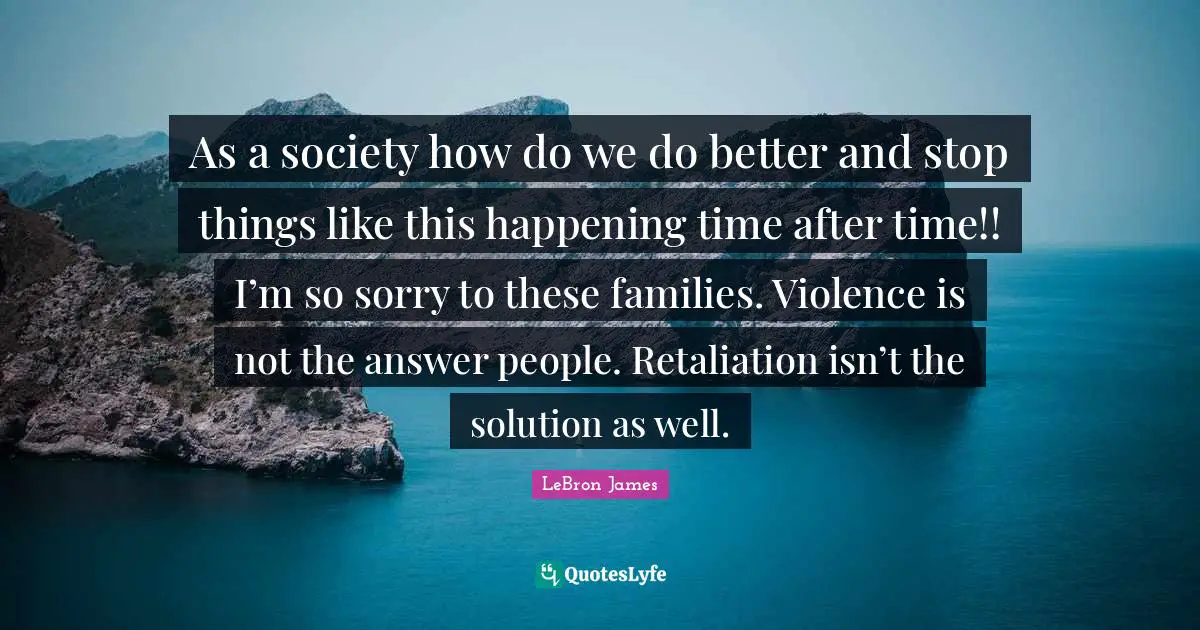 As a society how do we do better and stop things like this happening time after time!! I’m so sorry to these families. Violence is not the answer people. Retaliation isn’t the solution as well.