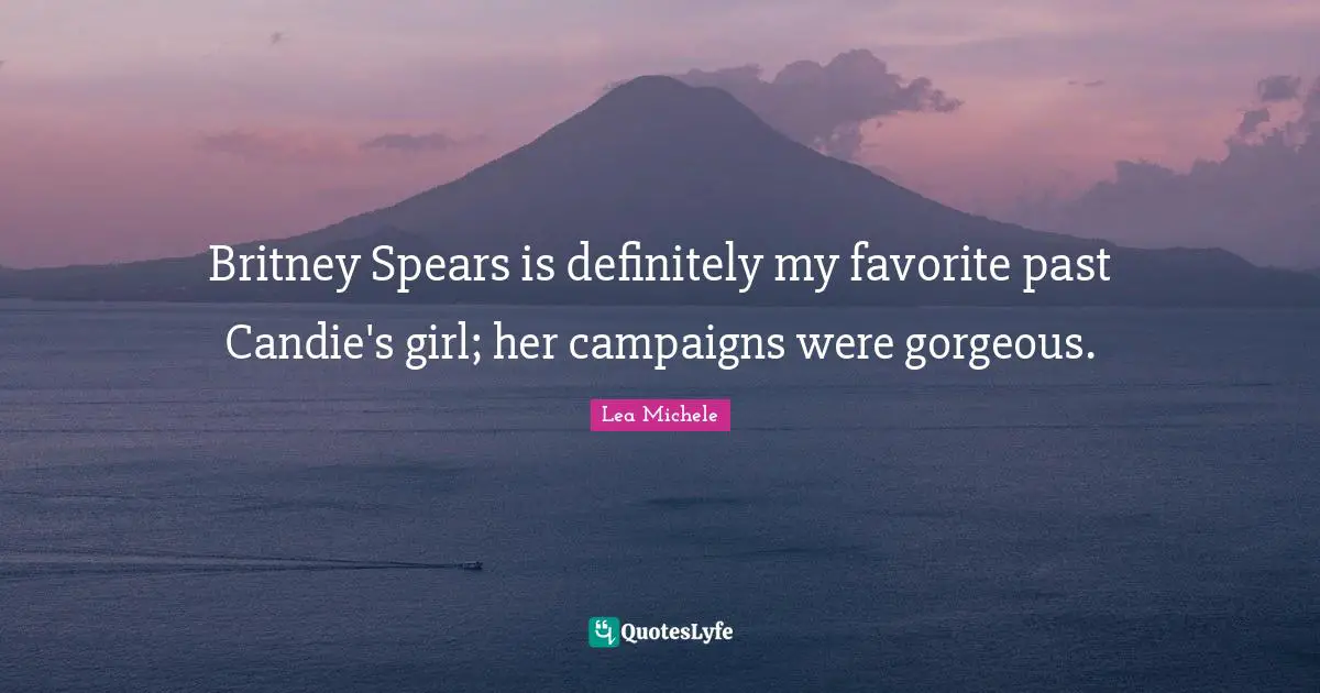 Britney Spears is definitely my favorite past Candie's girl; her campaigns were gorgeous.