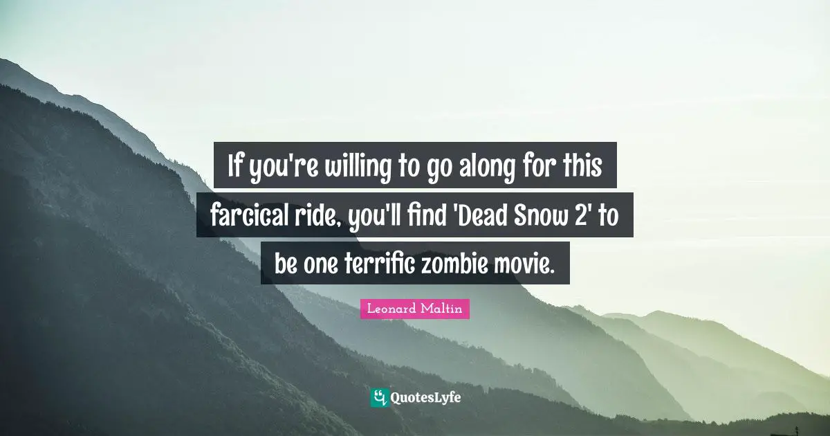 If you're willing to go along for this farcical ride, you'll find 'Dead Snow 2' to be one terrific zombie movie.