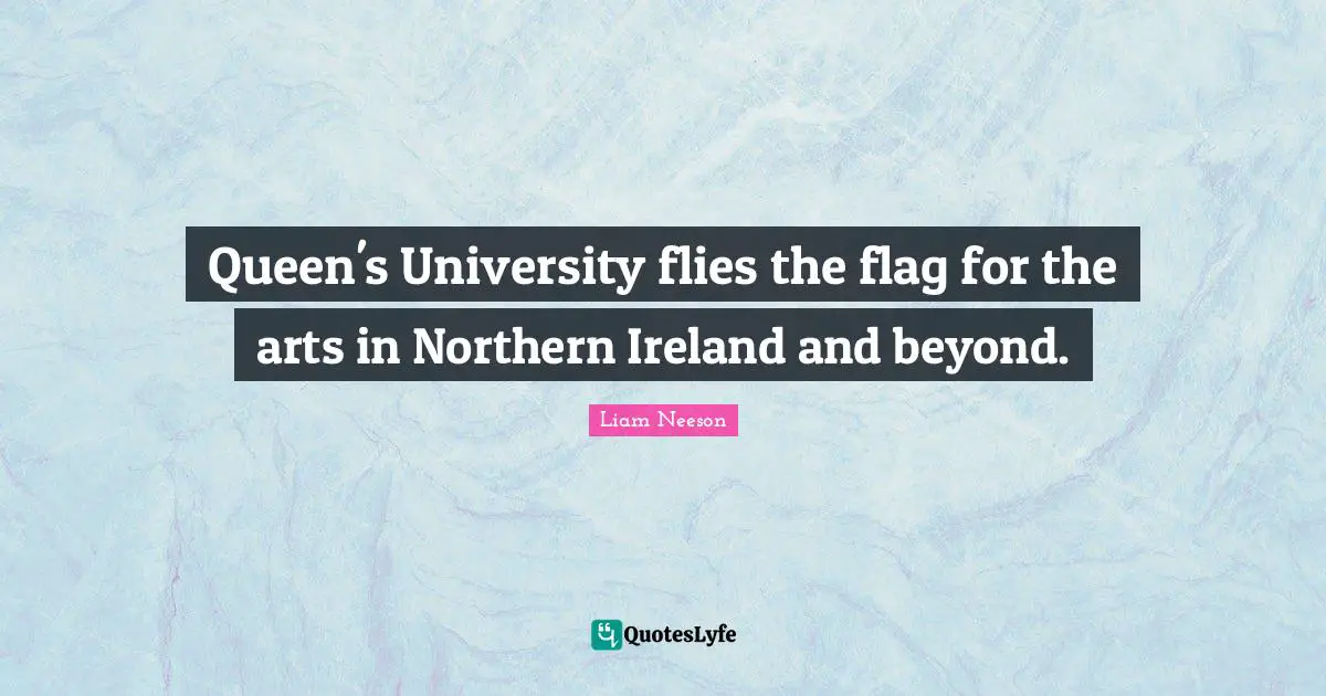 Queen's University flies the flag for the arts in Northern Ireland and beyond.