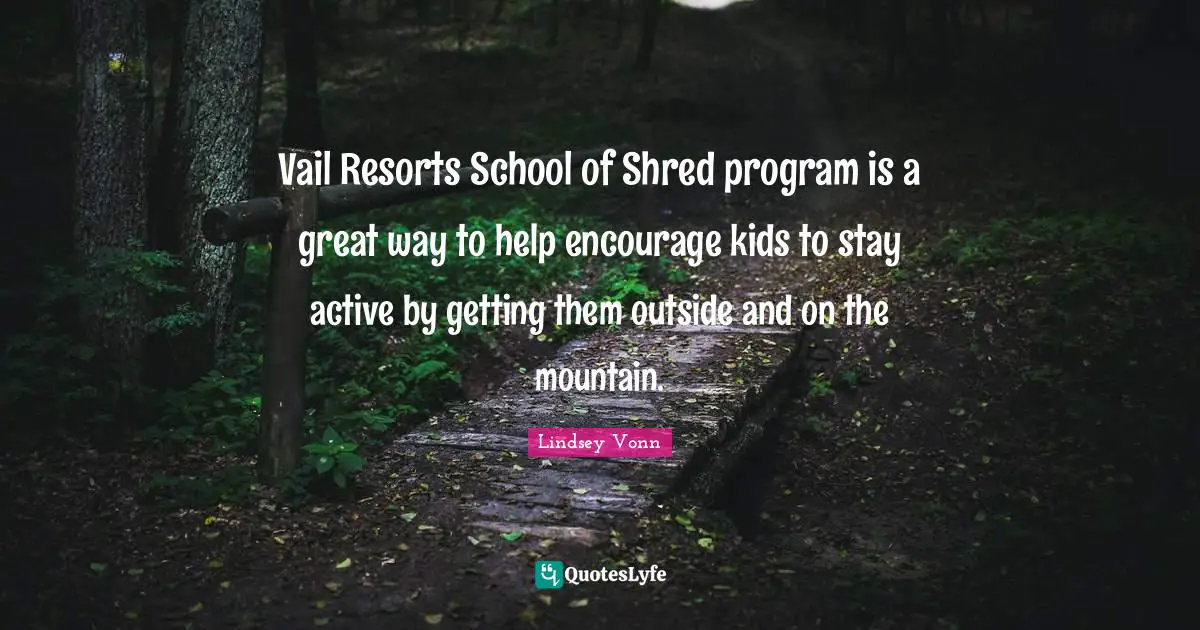 Vail Resorts School of Shred program is a great way to help encourage kids to stay active by getting them outside and on the mountain.