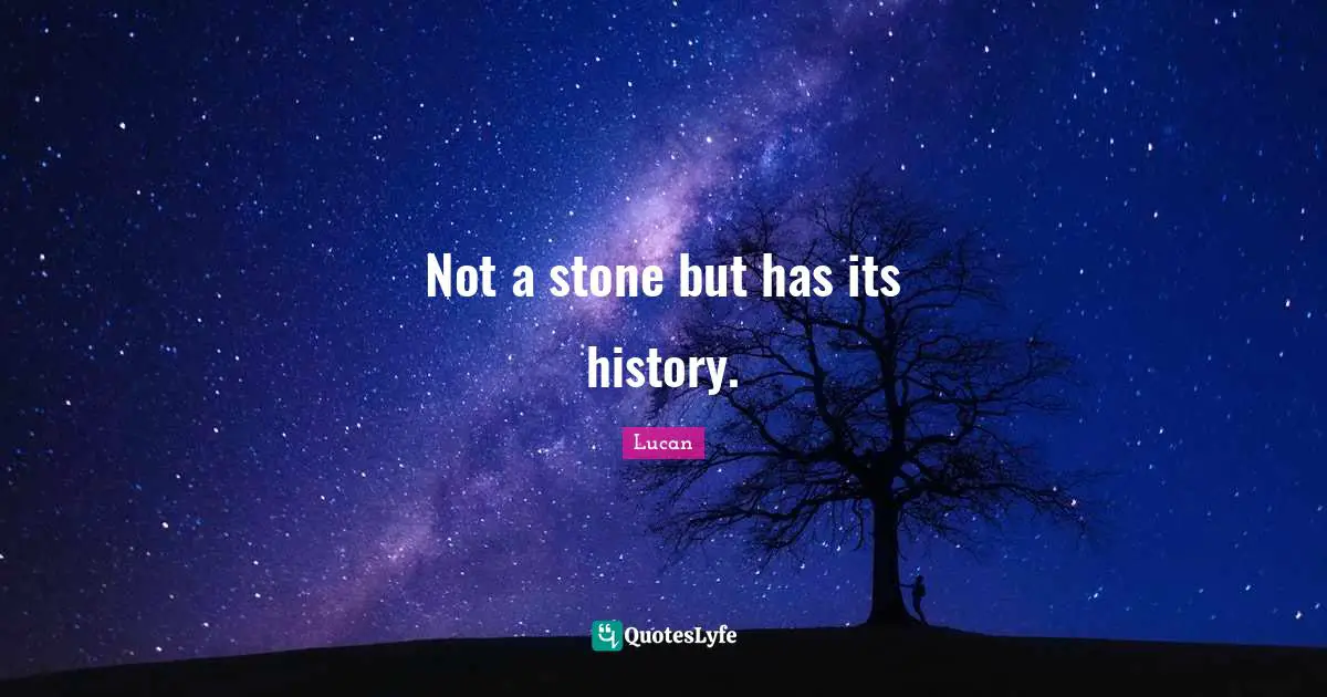 Not a stone but has its history.