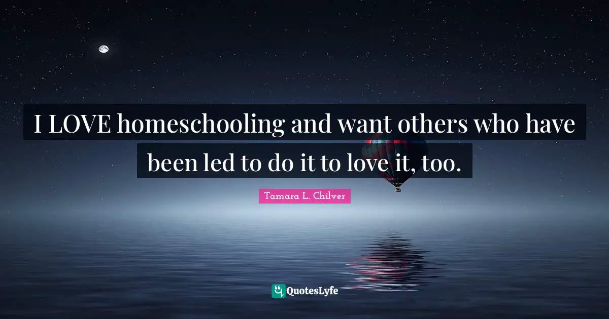 I LOVE homeschooling and want others who have been led to do it to love it, too.