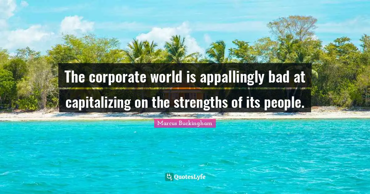 The corporate world is appallingly bad at capitalizing on the strengths of its people.