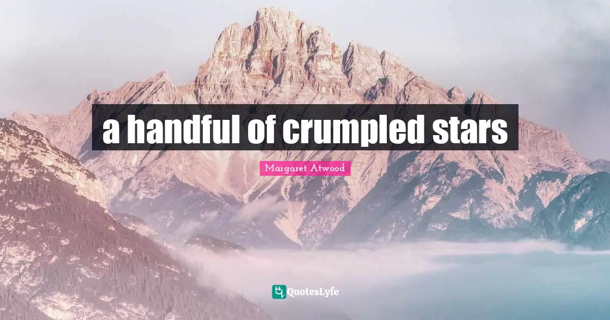 a handful of crumpled stars