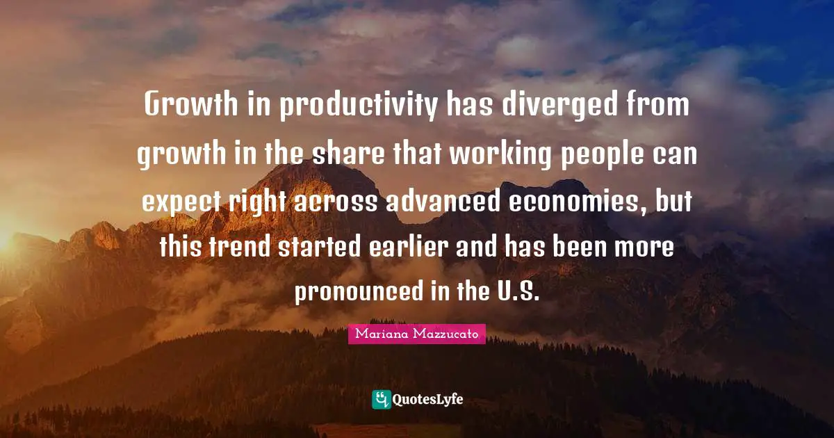 Growth in productivity has diverged from growth in the share that working people can expect right across advanced economies, but this trend started earlier and has been more pronounced in the U.S.