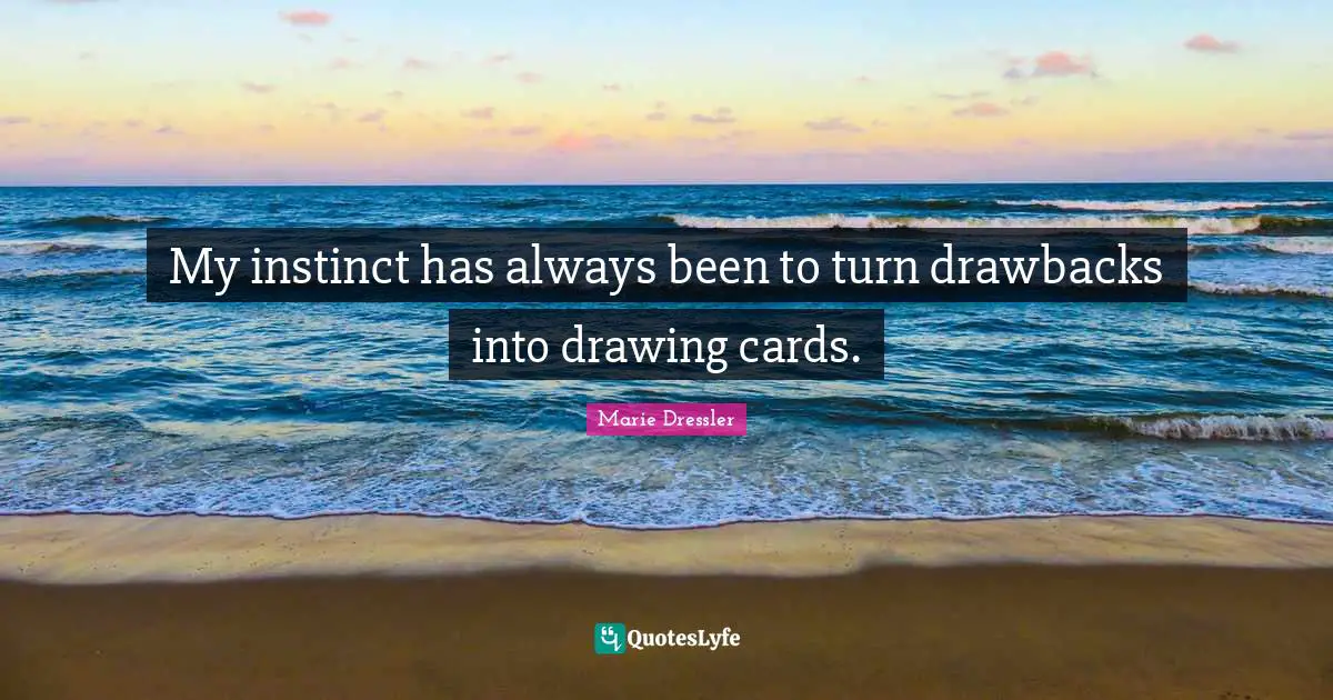 My instinct has always been to turn drawbacks into drawing cards.