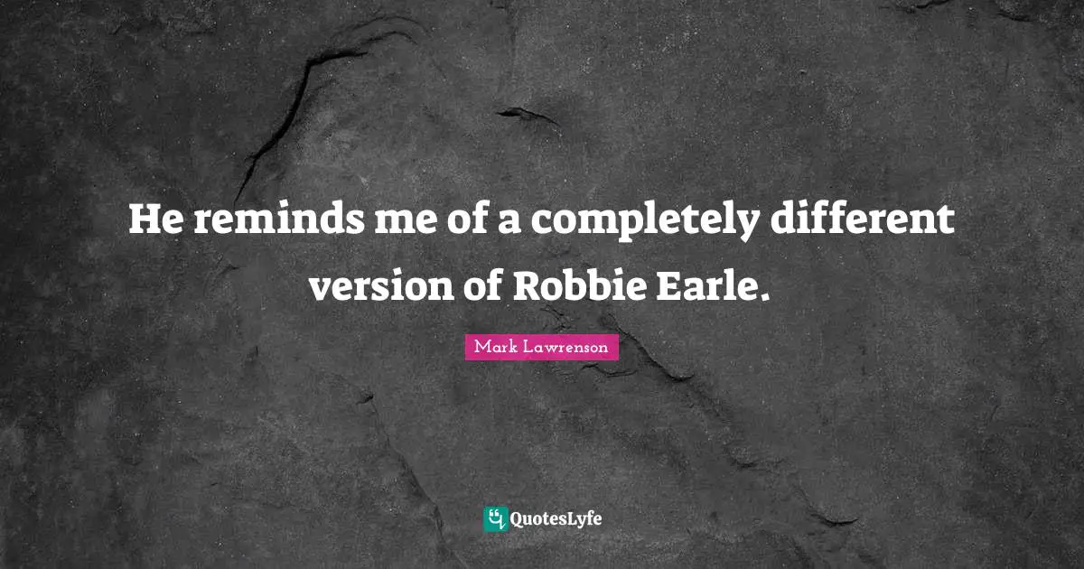 He reminds me of a completely different version of Robbie Earle.