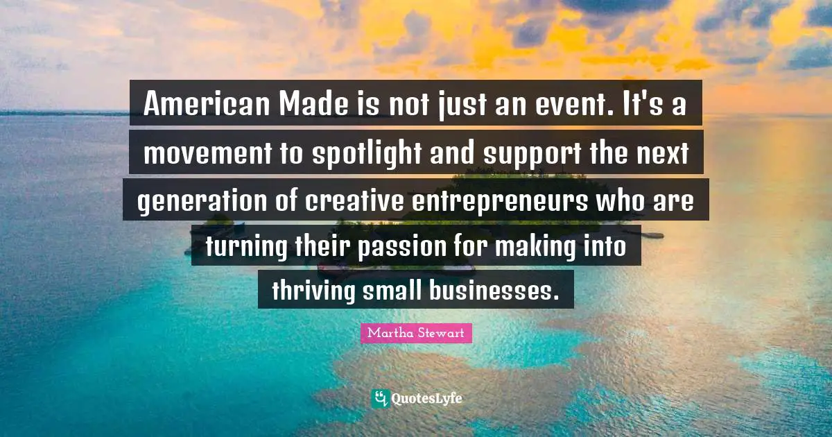American Made is not just an event. It's a movement to spotlight and support the next generation of creative entrepreneurs who are turning their passion for making into thriving small businesses.