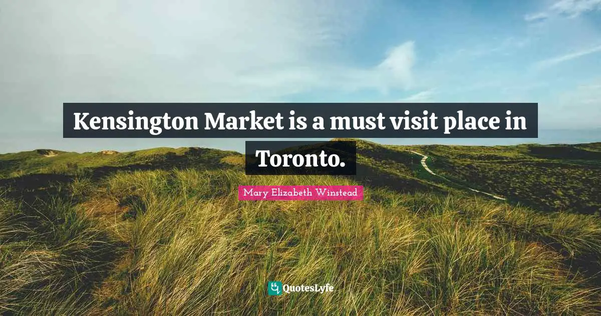 Kensington Market is a must visit place in Toronto.