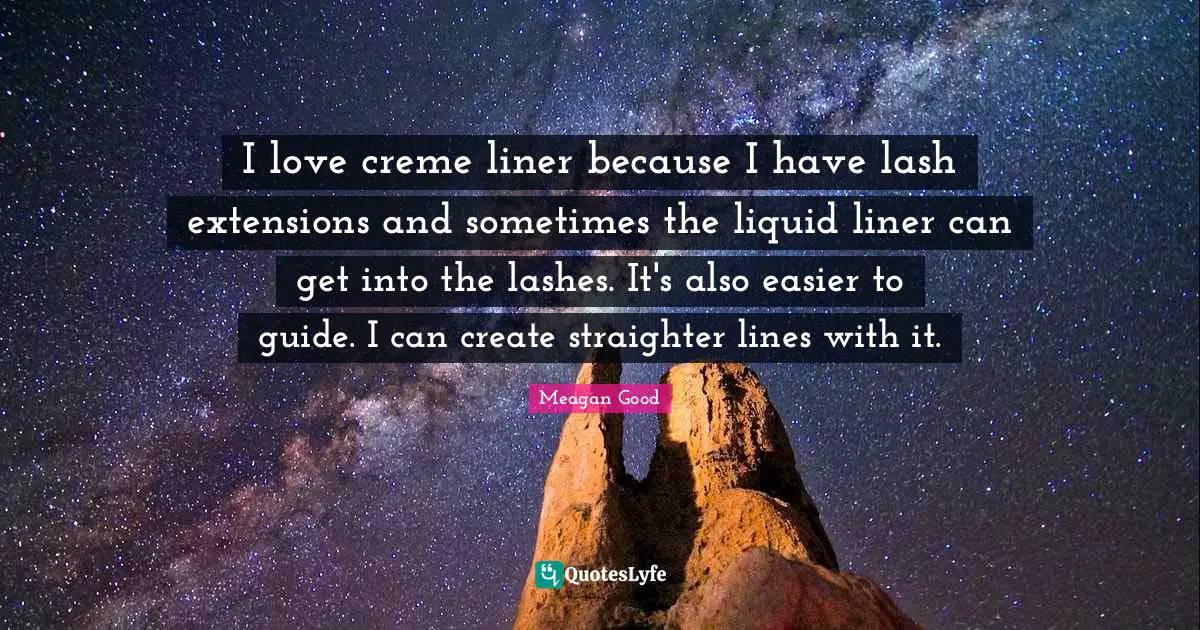I love creme liner because I have lash extensions and sometimes the liquid liner can get into the lashes. It's also easier to guide. I can create straighter lines with it.