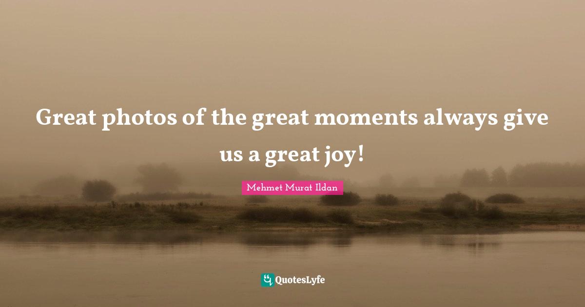 Great photos of the great moments always give us a great joy!