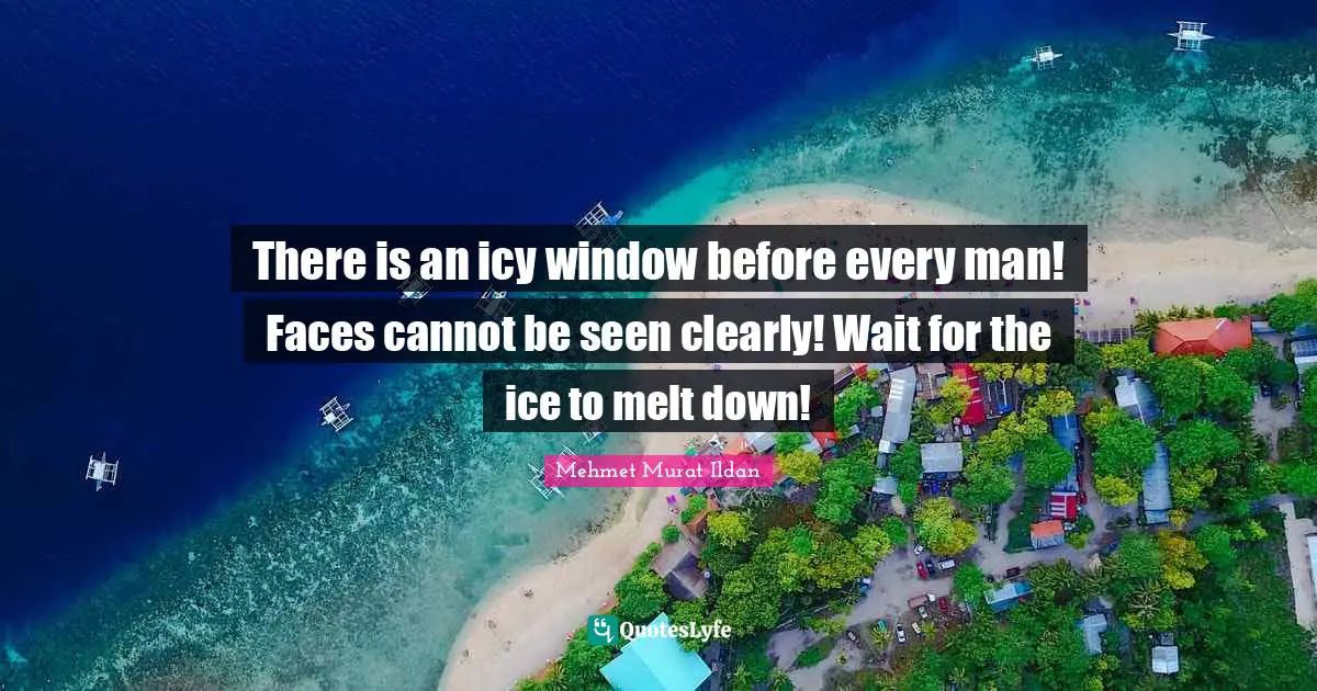 There is an icy window before every man! Faces cannot be seen clearly! Wait for the ice to melt down!