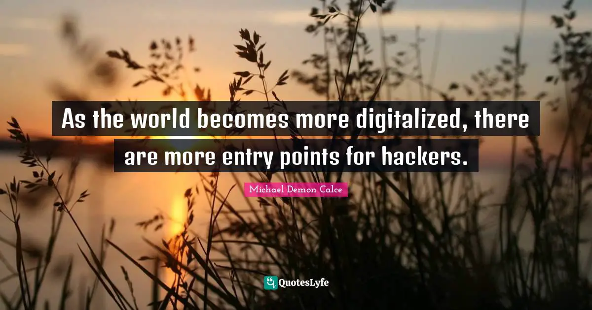 As the world becomes more digitalized, there are more entry points for hackers.