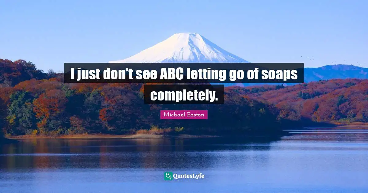 I just don't see ABC letting go of soaps completely.