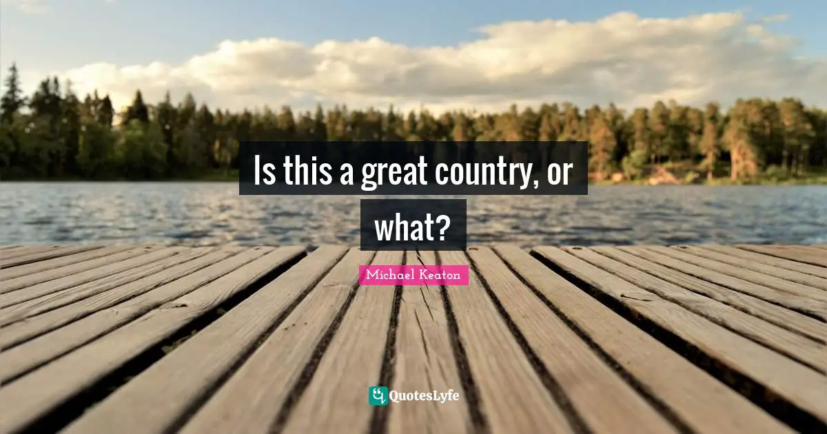 Is this a great country, or what?