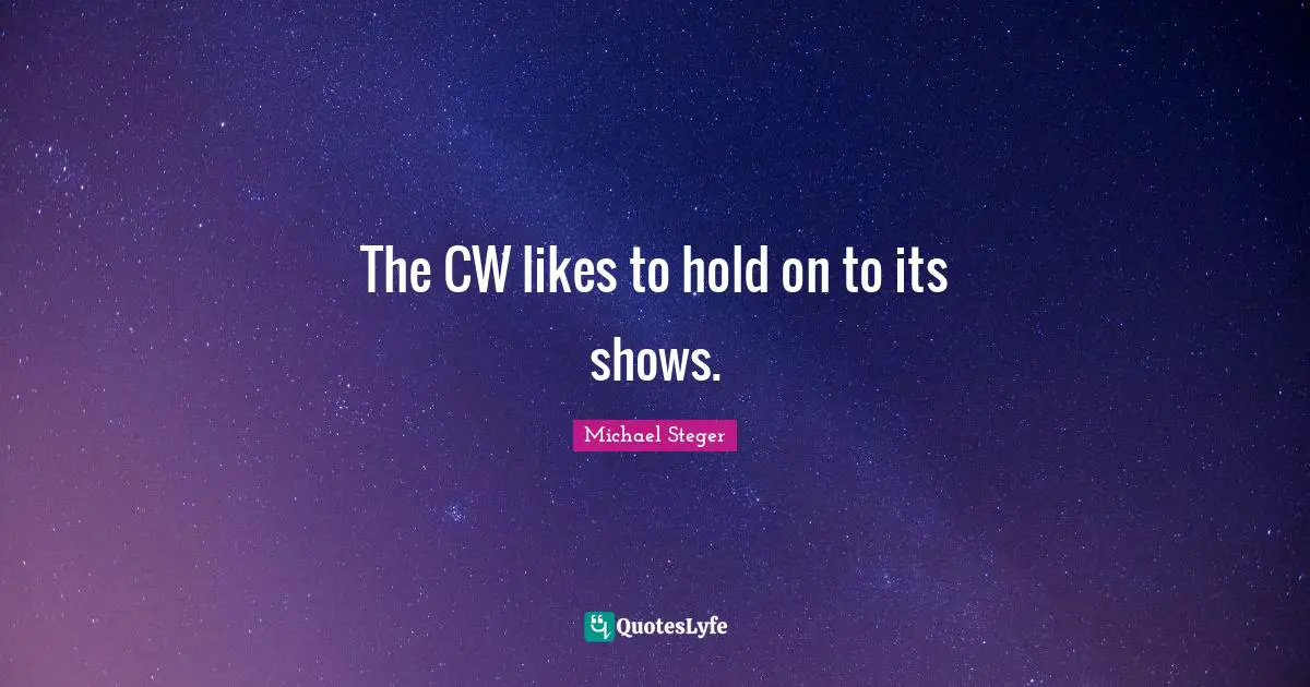 The CW likes to hold on to its shows.