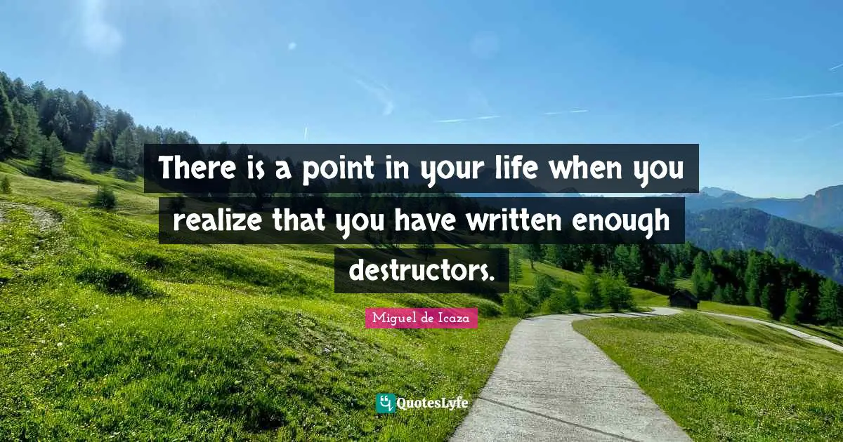 There is a point in your life when you realize that you have written enough destructors.